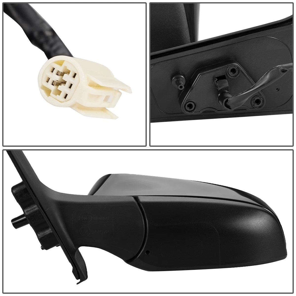 Powered Heated Driver Side Door Mirror for Toyota Yaris (2015–2018) TO1320323