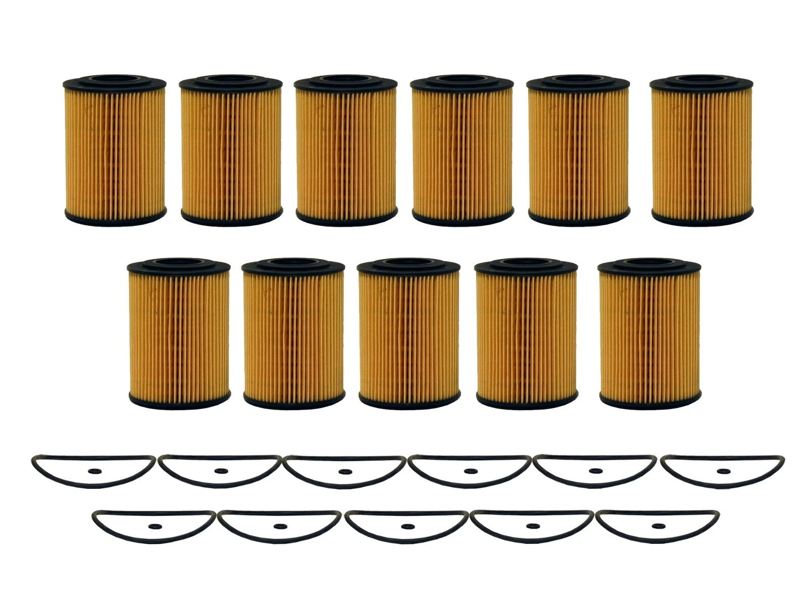 Set of 11 Engine Oil Filters for Dodge Freightliner MB 3.0L V6