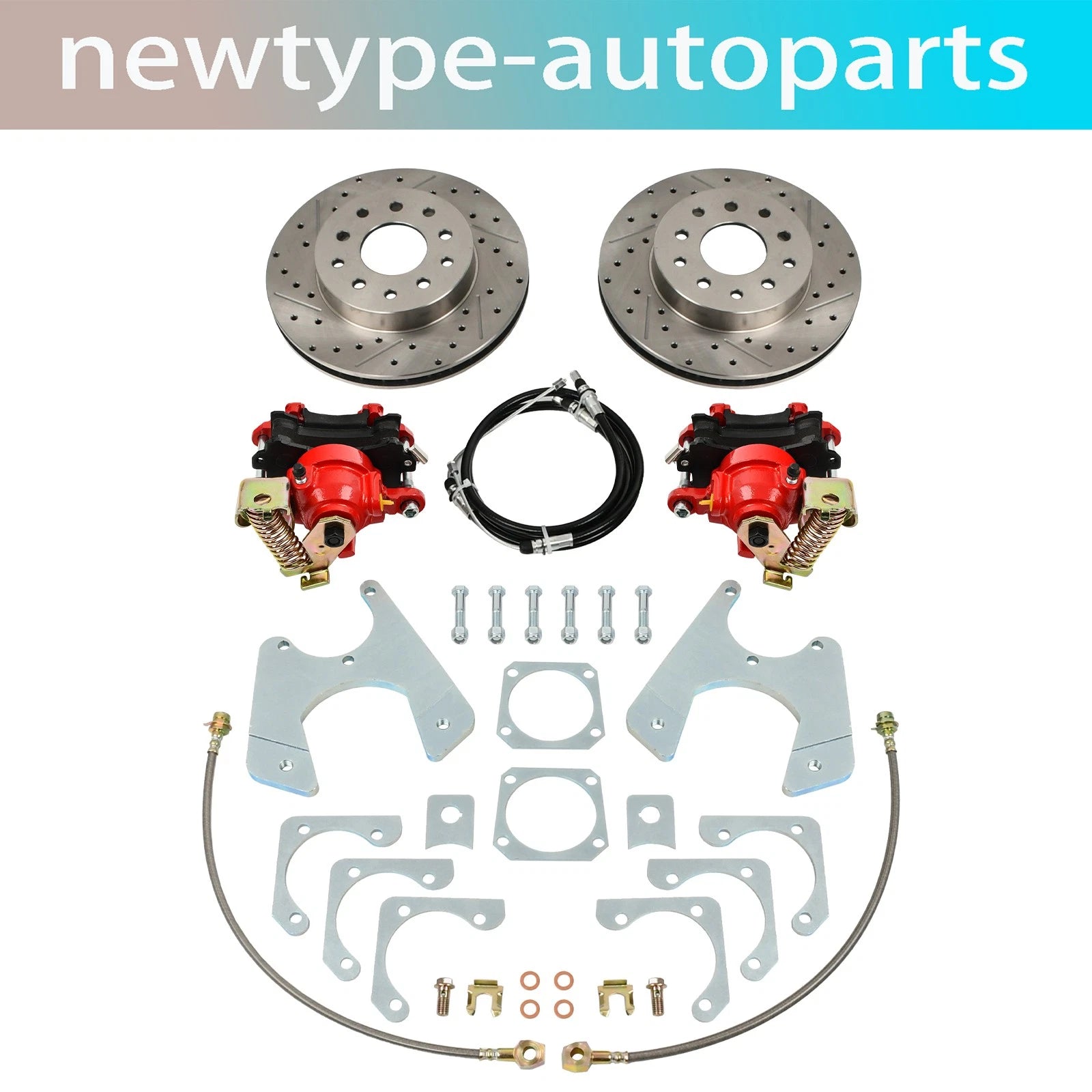 Disc Brake Kit for Chevy Chevelle El Camino Cutlass (10-12 Bolt)