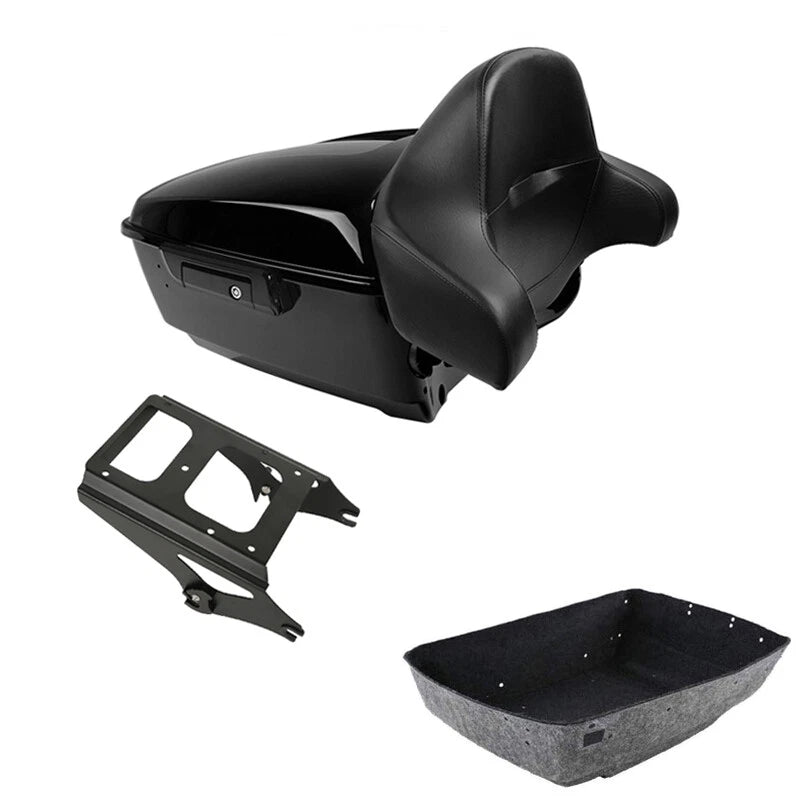 Trunk Backrest Mount Rack for Harley Touring Road Glide (2009–2013)
