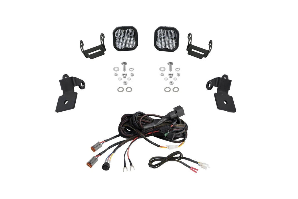 SS3 Sport White A-Pillar LED Pod Kit for 2020-2023 Polaris RZR Pro