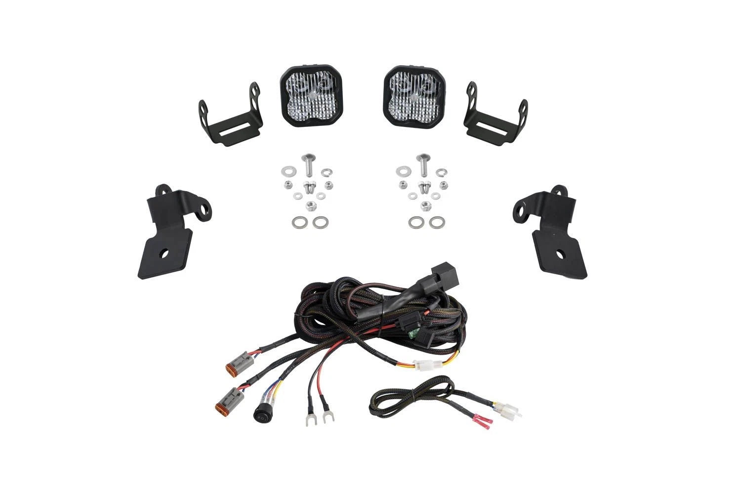 SS3 Sport White A-Pillar LED Pod Kit for 2020-2023 Polaris RZR Pro