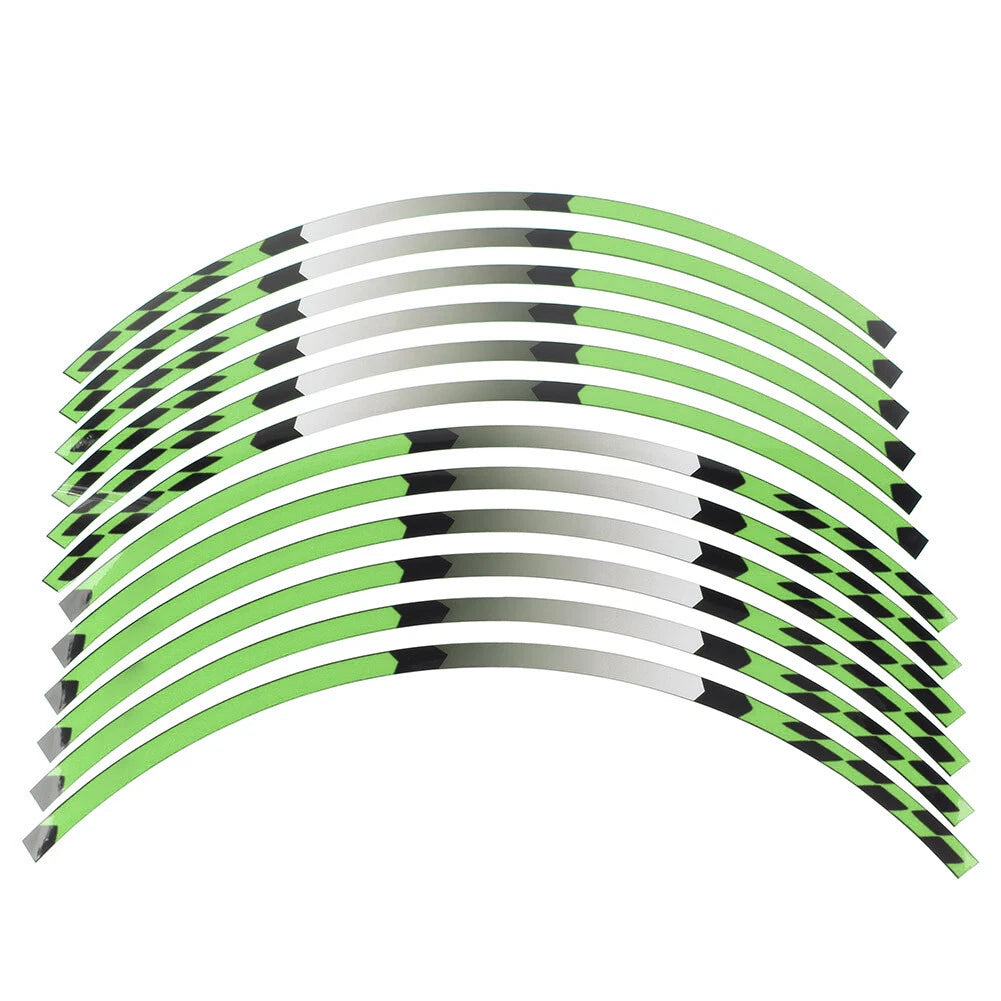 17" Rim Stripes Wheel Tape Decals for Kawasaki Ninja 1000/R/SX (2011–2023)