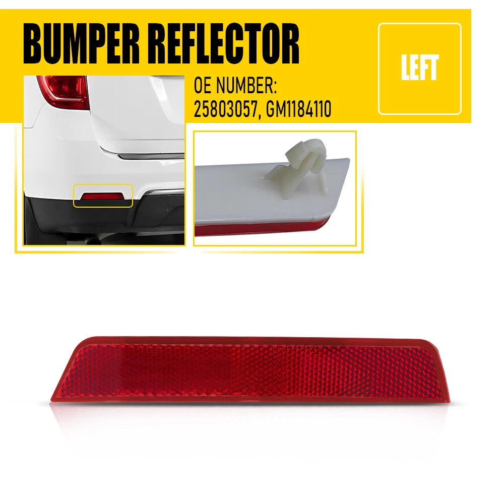 Rear Bumper Reflector Light for Chevrolet Equinox (2010–2017)