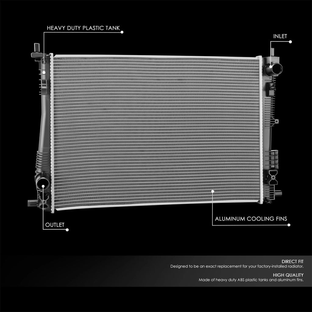 Cooling Radiator for Lincoln MKZ (2017–2020) DPI 13641 Aluminum Core