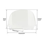 Clear Windshield for Harley Touring Street Electra Glide Trike (2014–2024)
