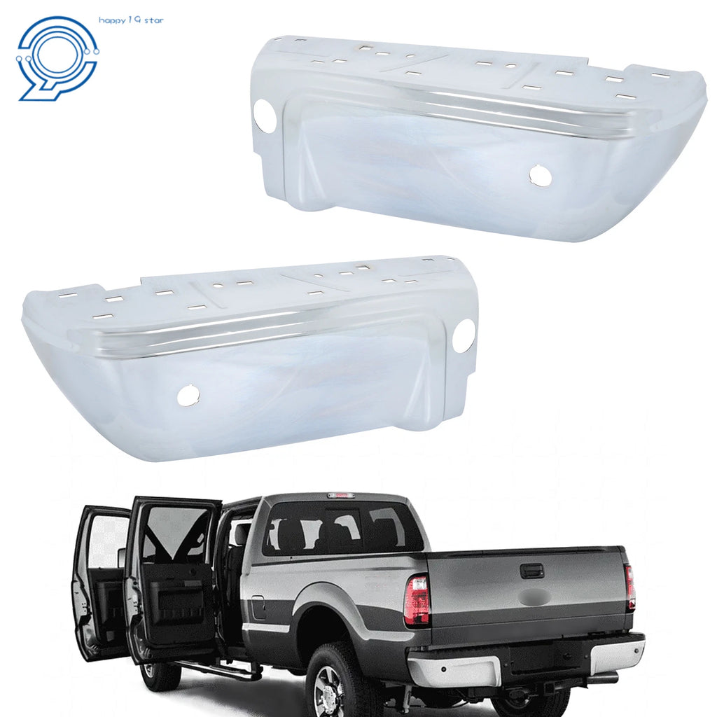 Chrome Rear Bumper Ends for Ford F-250 F-350 (2008–2016)