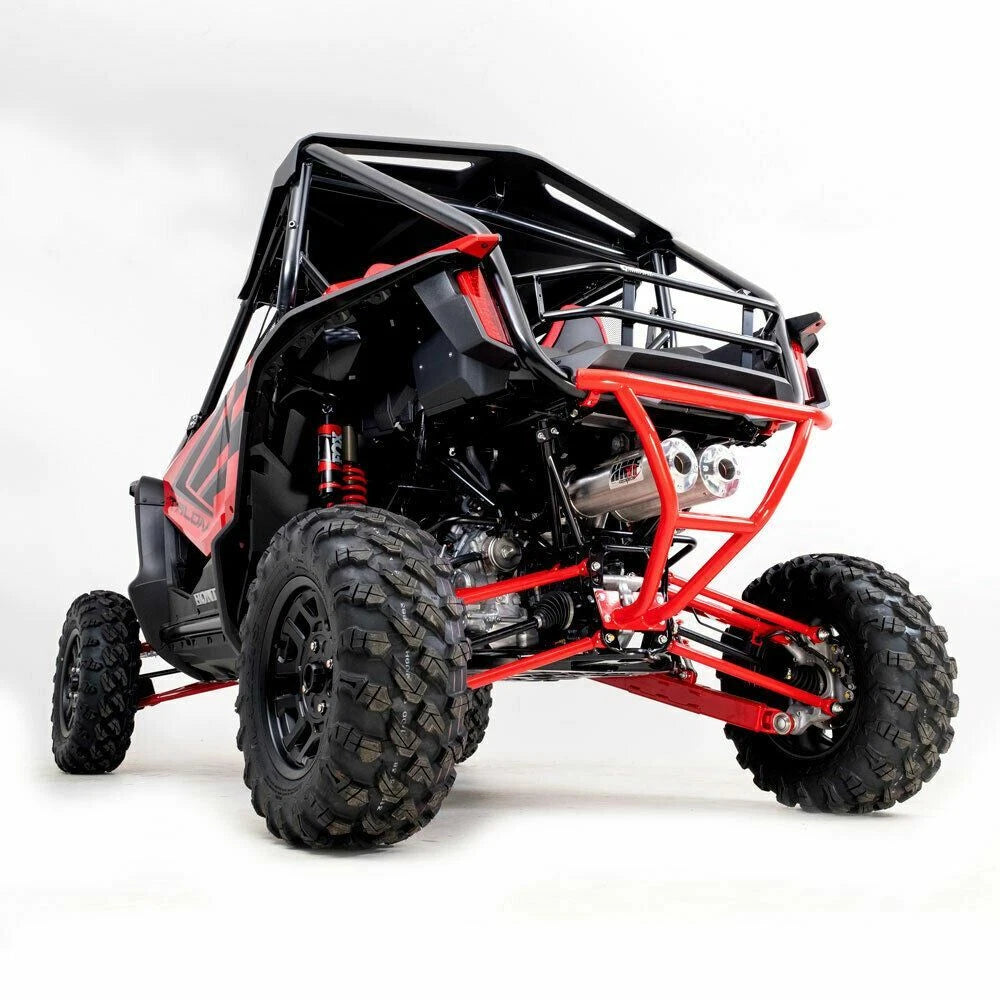 HMF Gun Metal Titan Dual Full System Exhaust for Honda Talon 1000 (2019–2023)