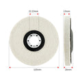 125mm Wool Buffing Wheel for Polishing Stainless Steel Copper Aluminum Brass