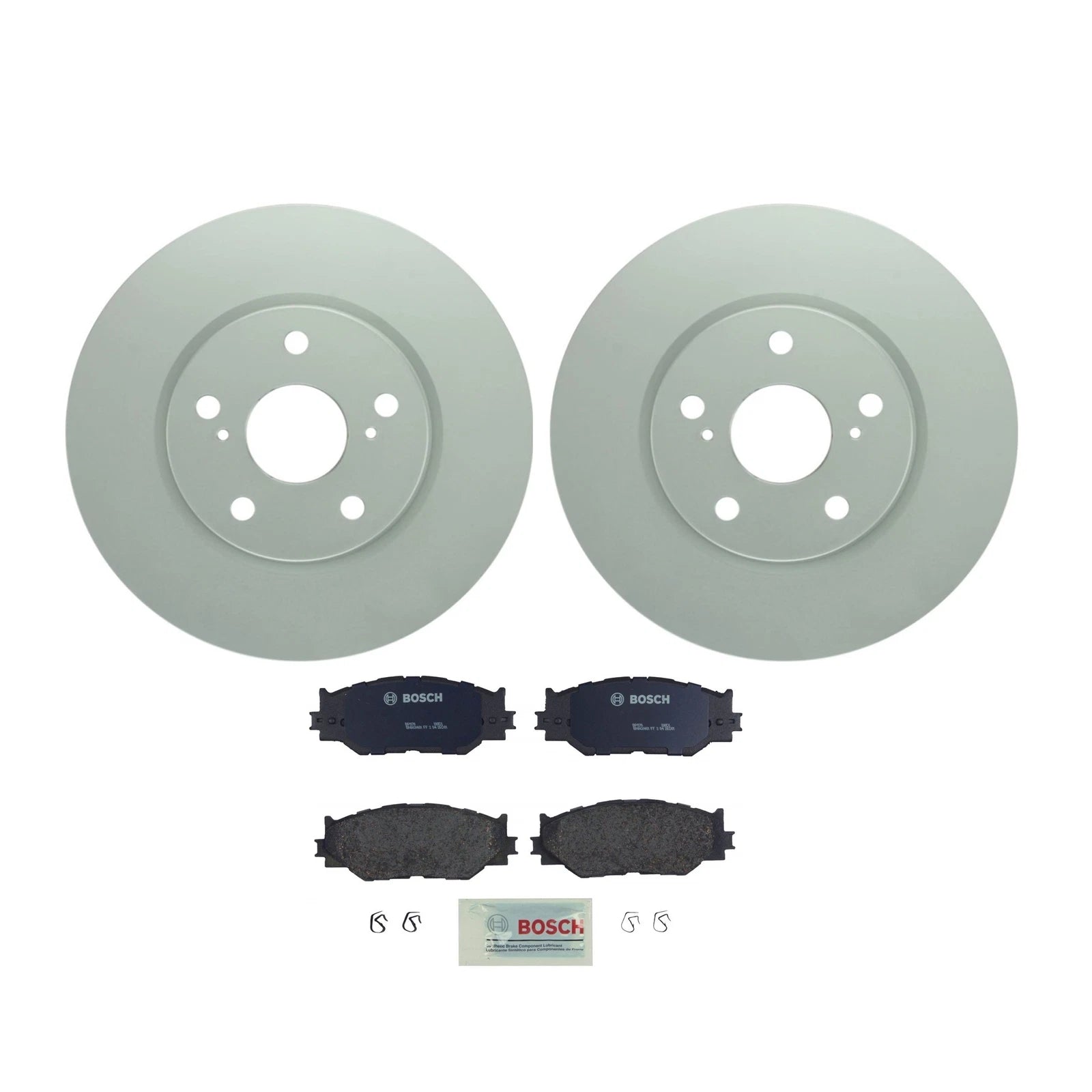 Bosch Front Vented Rotors & Semi-Metallic Brake Pads Kit for Lexus IS250 (2006–2013)