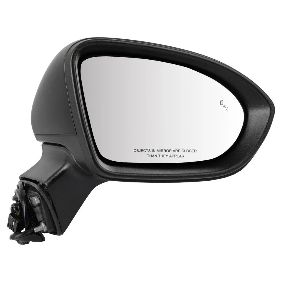 Right Side View Mirror for Chevy Cruze (2016–2019) Heated, Blind Spot, 7 Pins