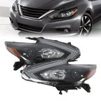 Headlight Assembly Set of 2 for Nissan Altima (2016–2018) Halogen