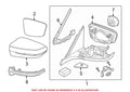 Turn Signal Light Assembly for BMW (Center Right) (51167414650)