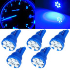 5Pcs LED Speedometer Gauge Cluster Light T10 168 194 2825 6SMD for Universal