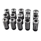 15 PC Set 5C Round Collet for Precision Machining (TIR 0.0005")