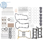 Engine Pistons Gasket Bearings Valves Kit for Ram 1500 Jeep Chrysler (3.0L)