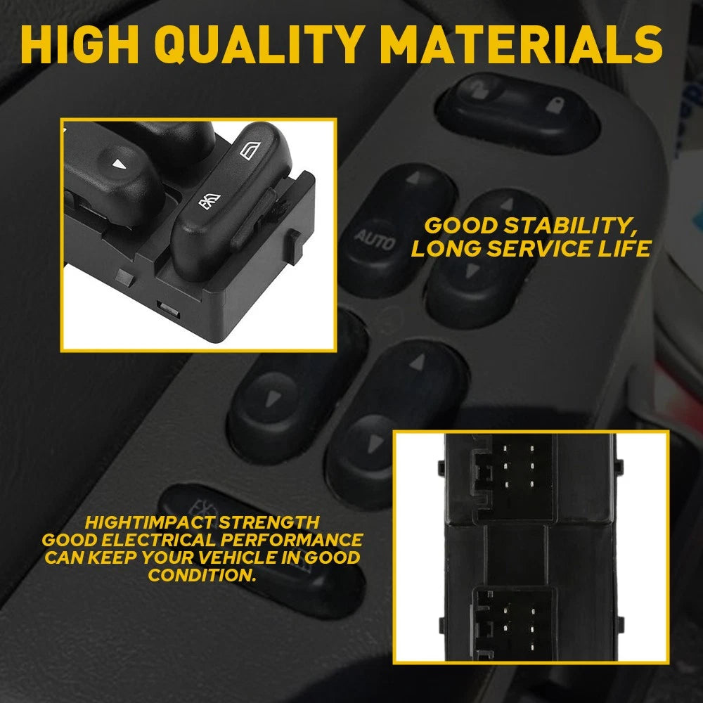 Driver Side Master Window Power Switch for Ford F250 F350 F450 (2002-2007)