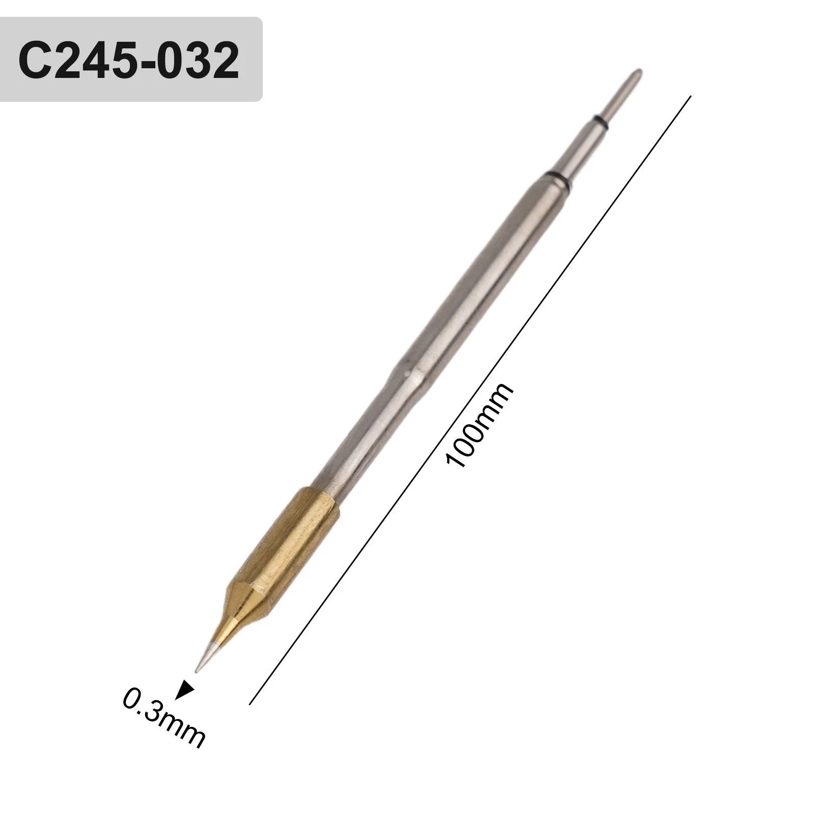 High Conductivity Straight Tip for JBC C245 Soldering Station (Copper, Gold)