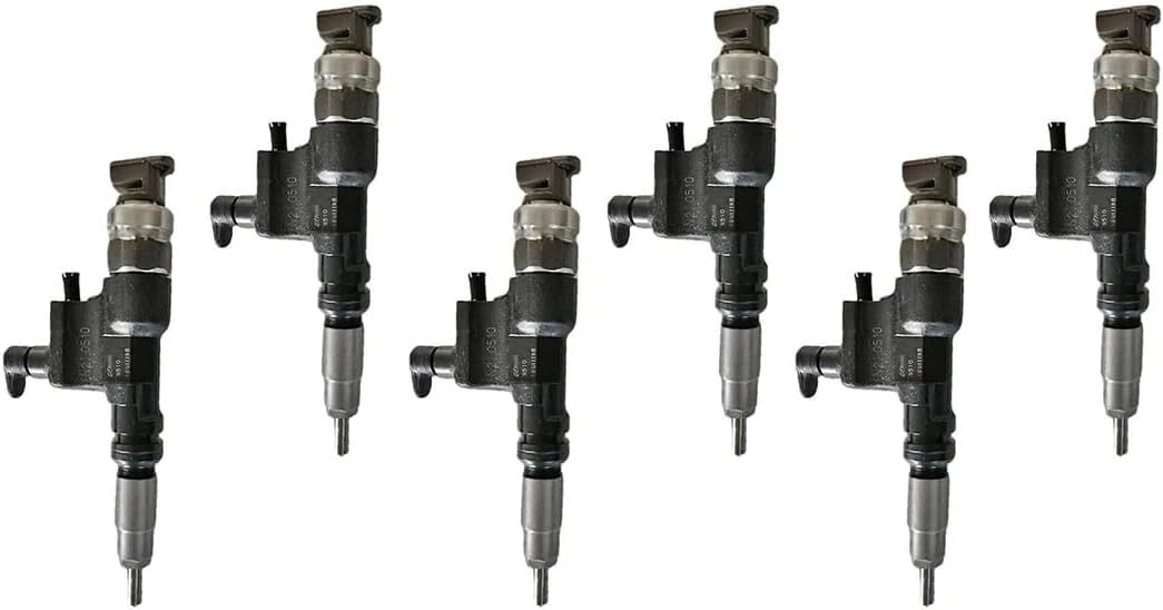 6X Fuel Injector 095000-9510 for Hino N04C Diesel Engine (5 4.0D)