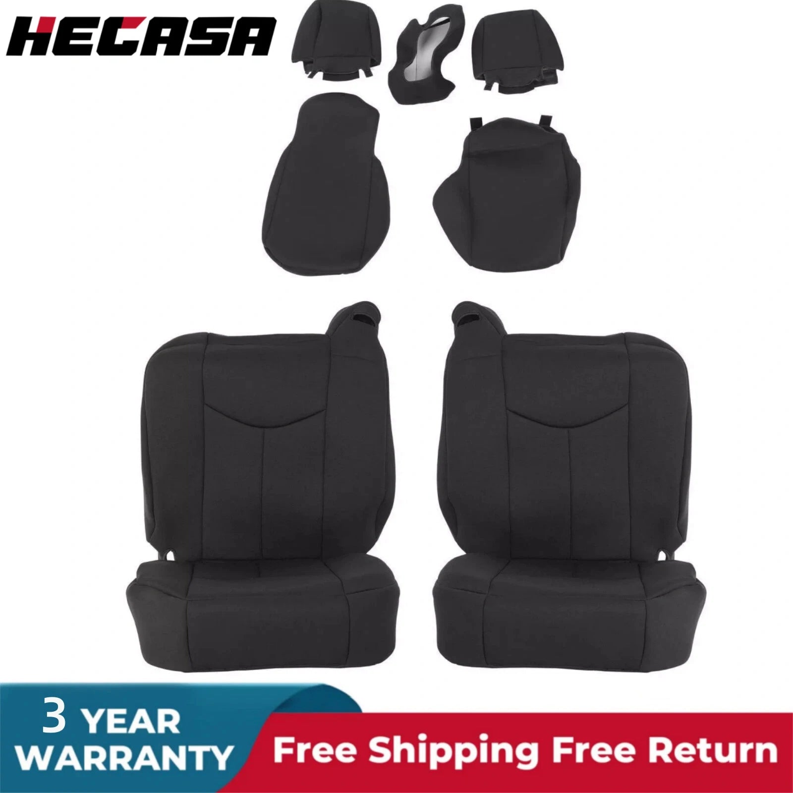 Front Seat Cover for Chevy Silverado/GMC Sierra 1500 (1999–2006)