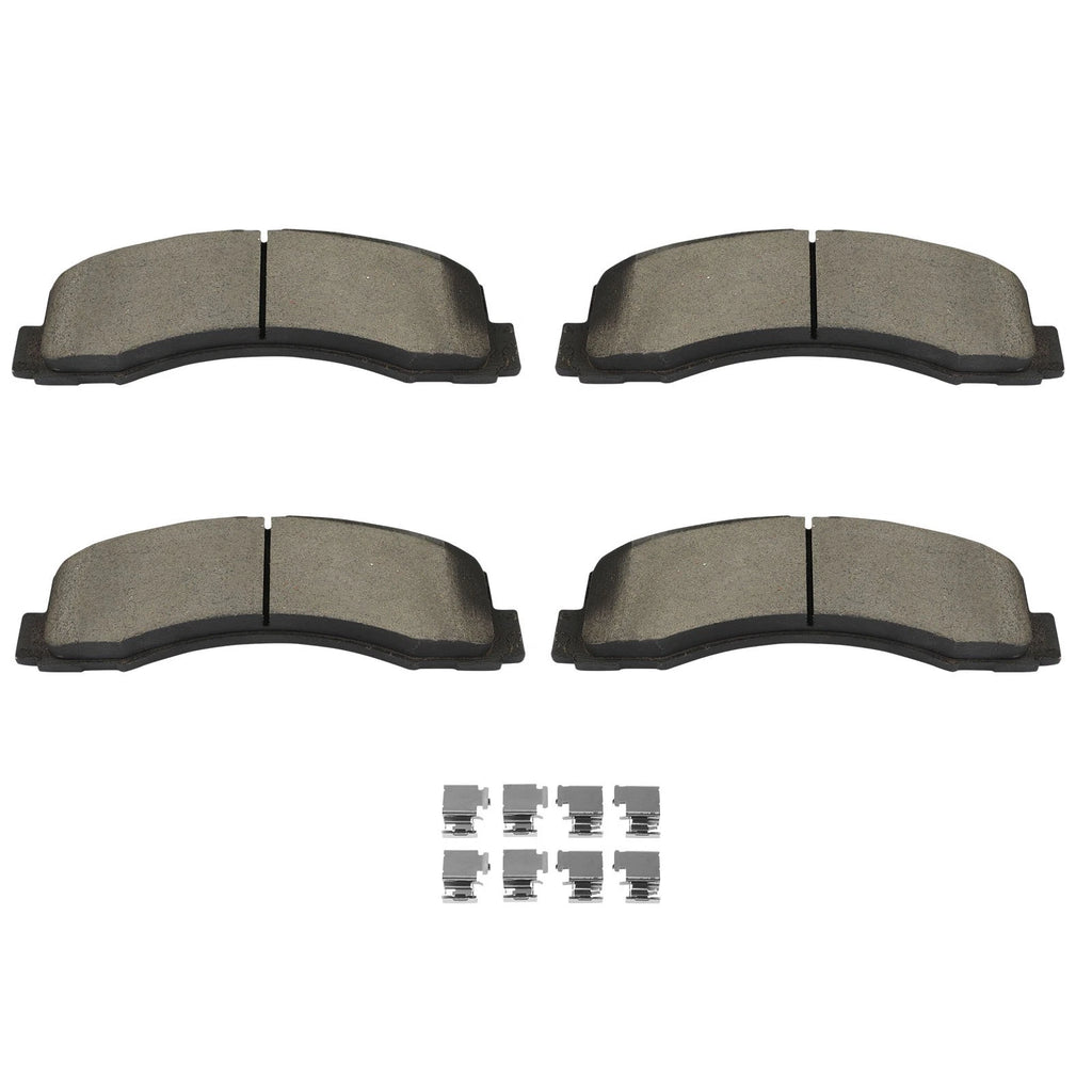 4X Front Ceramic Brake Pads for Ford F150 (2019–2020)