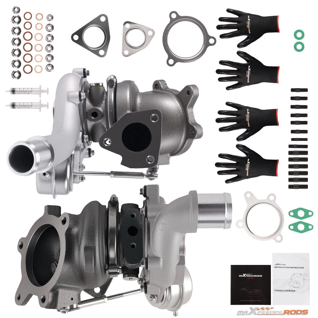 Set of 2 Turbochargers for Ford Explorer (2013–2019) Lincoln MKT MKS 3.5L