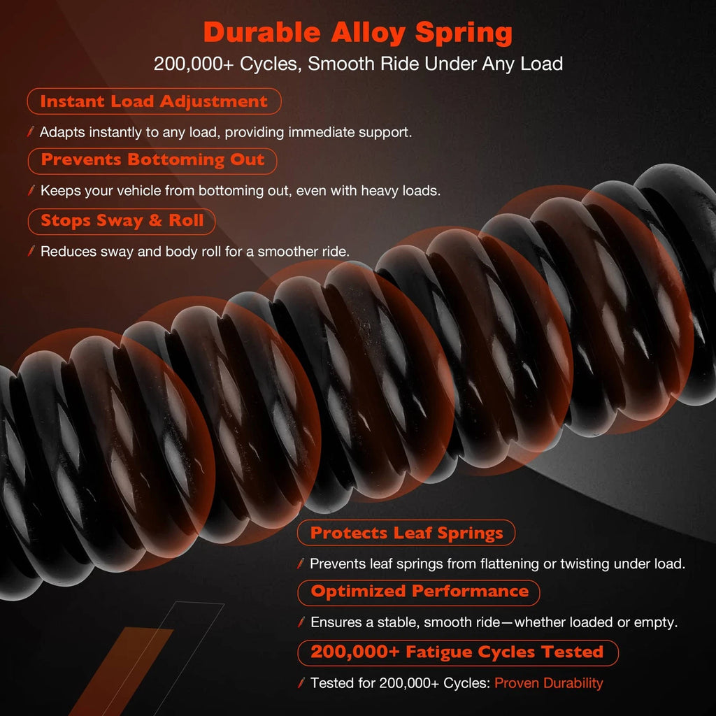 Heavy Duty Rear Leaf Spring Suspension Kit for Ford F150 4WD (2009-2023)