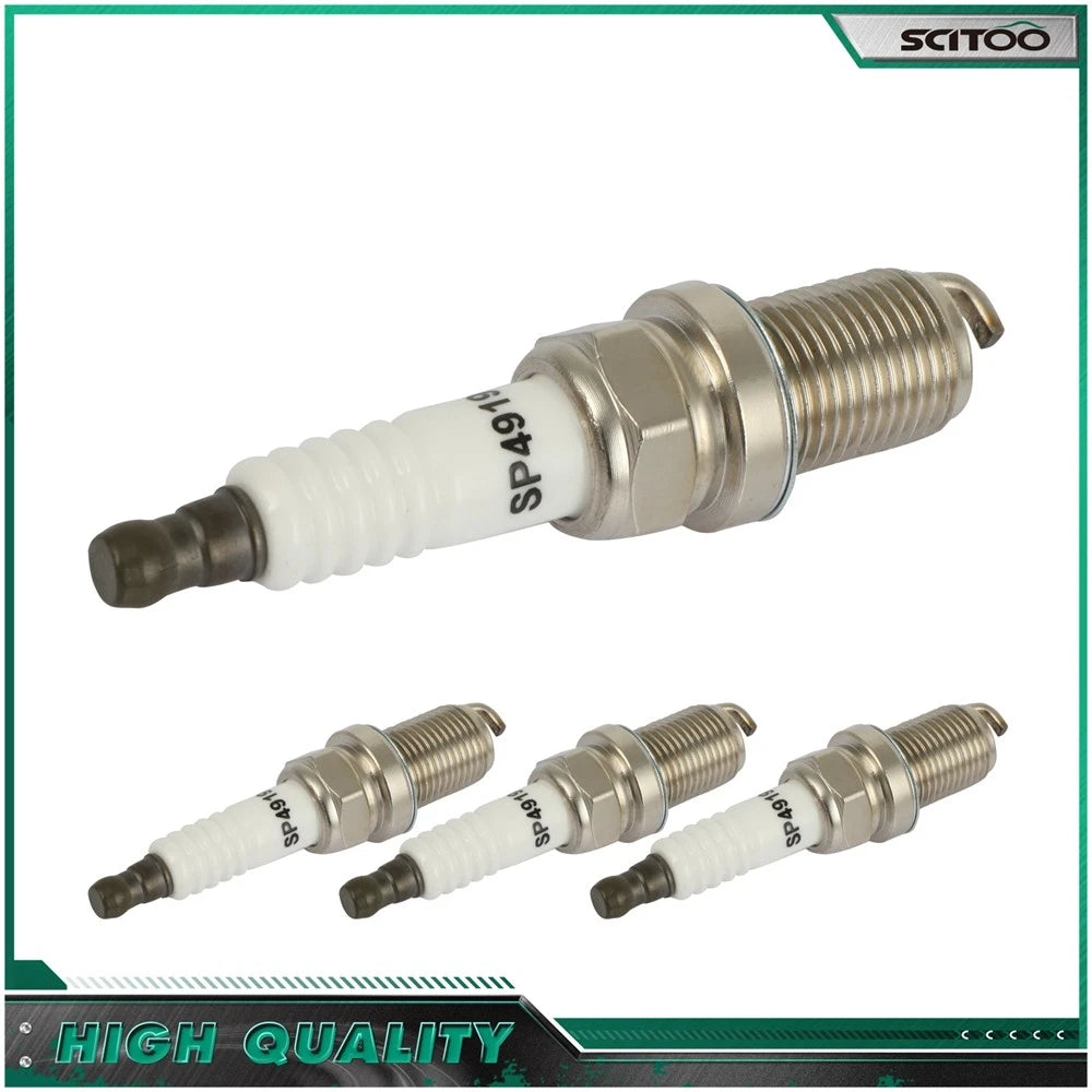 Set of 4 Iridium Spark Plugs for Honda Civic (1988–1991) & Saab 9-3 (1999–2002)