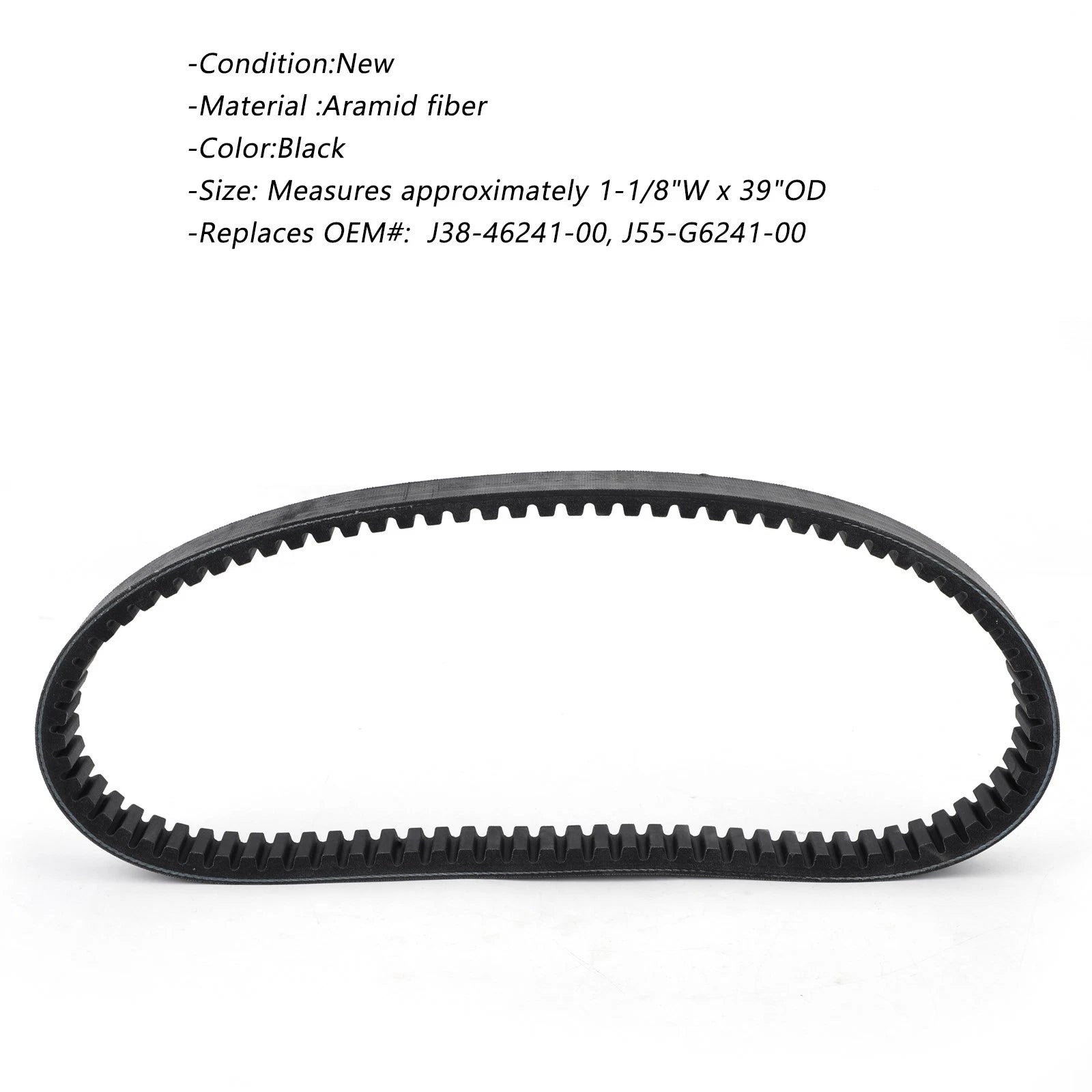 Clutch Drive Belt for Yamaha Golf Cart G2 G8 G9 G11 G14 G16 G20 G21 G22 G29