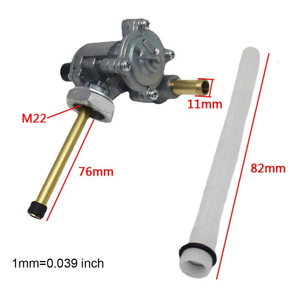 2Pcs Gas Fuel Valve Petcock Switch for Honda Shadow Aero 750 (2004–2009)