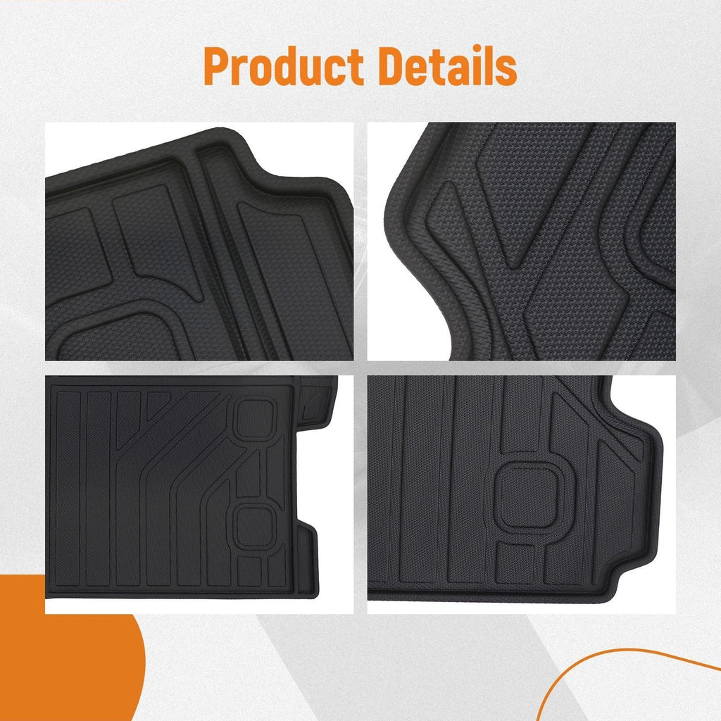 Trunk Bed Mat Cargo Liner for Jeep Wrangler JL 4-Door (2018–2023)