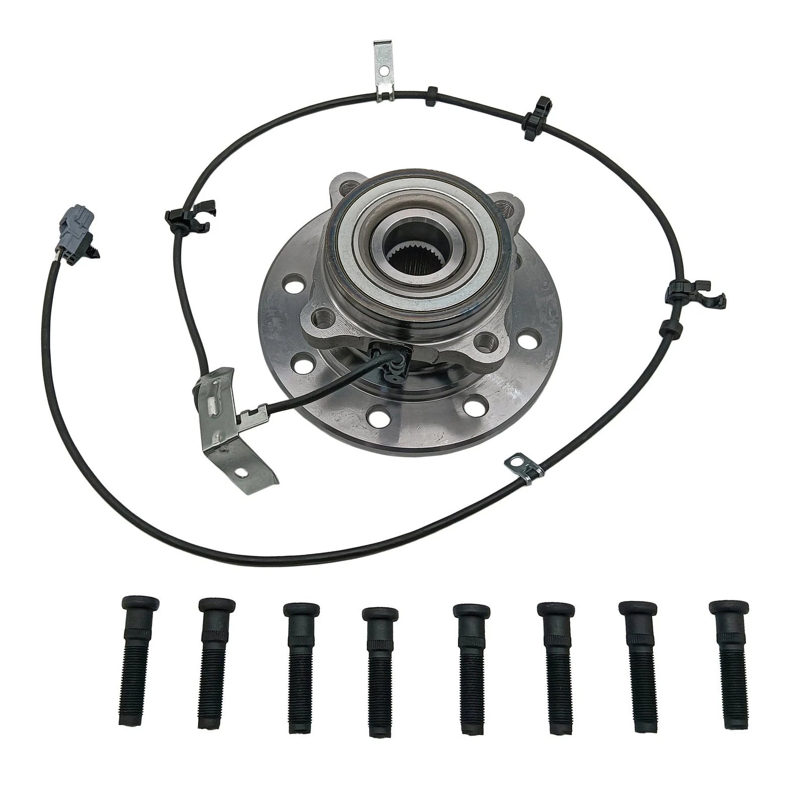 4X 515068 ABS Wheel Hubs for Ram Truck (Fits Dodge, 4-Wheel Drive)