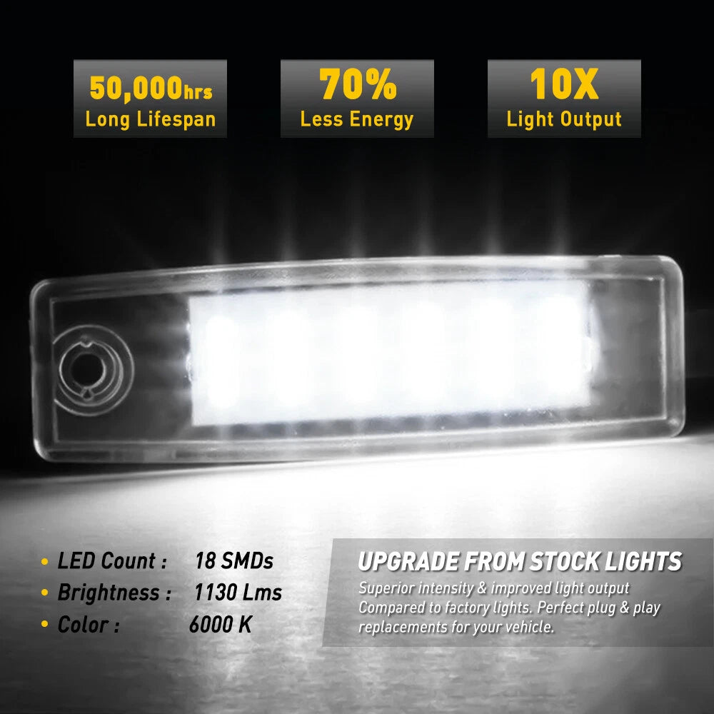 Full LED License Plate Light for Toyota Highlander Scion xB