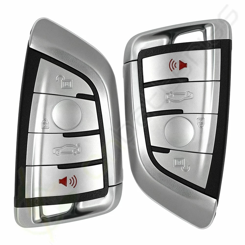 2X Flip Key Case Remote Fob Shell for BMW 3 5-Series (2009–2018) 4 Button