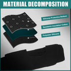 Dashboard Cover for Mazda CX-5 (2017–2022) - Black Polyester Non-slip Mat