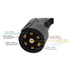 7-Foot 7-Pin 7-Way Trailer Cable for RV