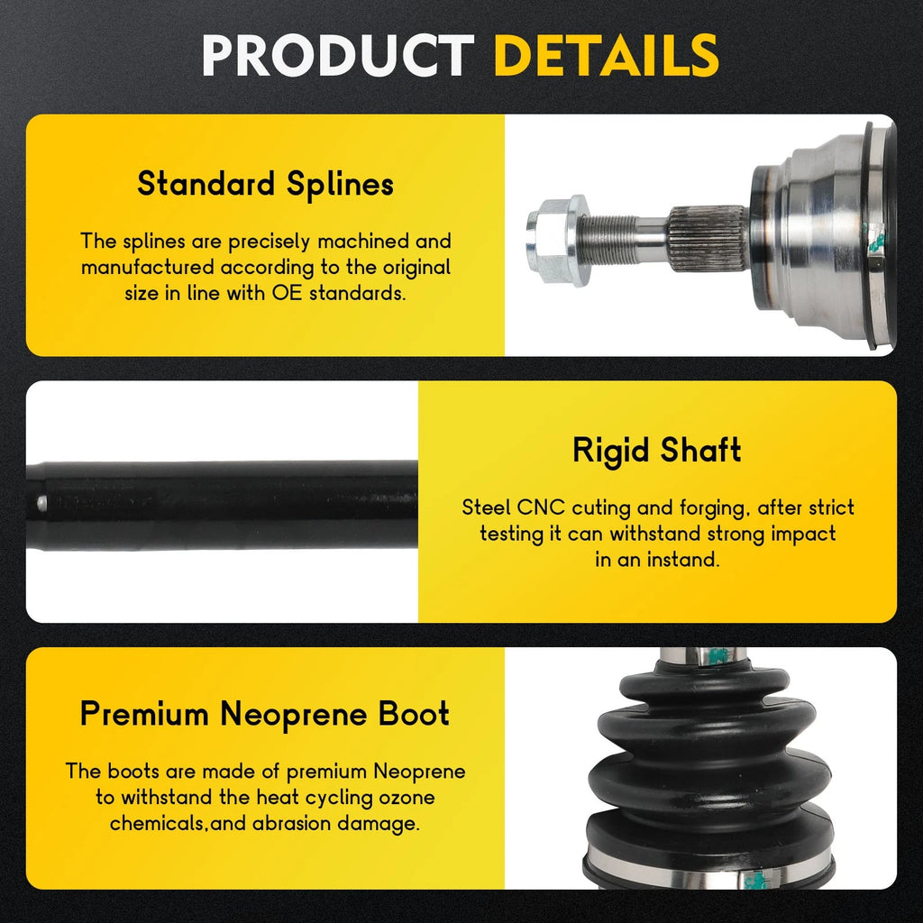 CV Axle Shaft Front Left for Mercedes-Benz R320 R350 R500 R63 AMG