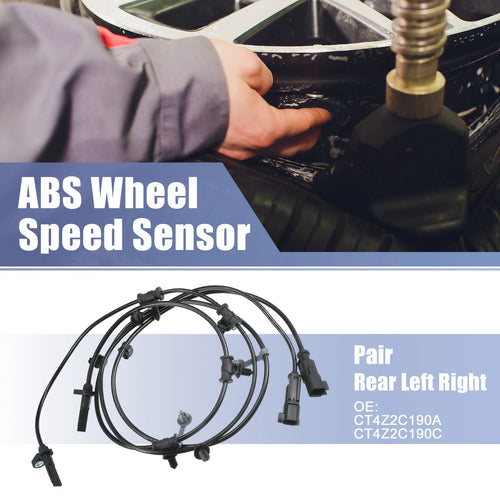 1 Pair ABS Sensor No. CT4Z2C190A for Ford Edge (2011–2014)