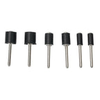 Set of 6 Sanding Mandrels for Grinding Wheel 1/8 Inch Shank (6.35/9.5/12.7mm)