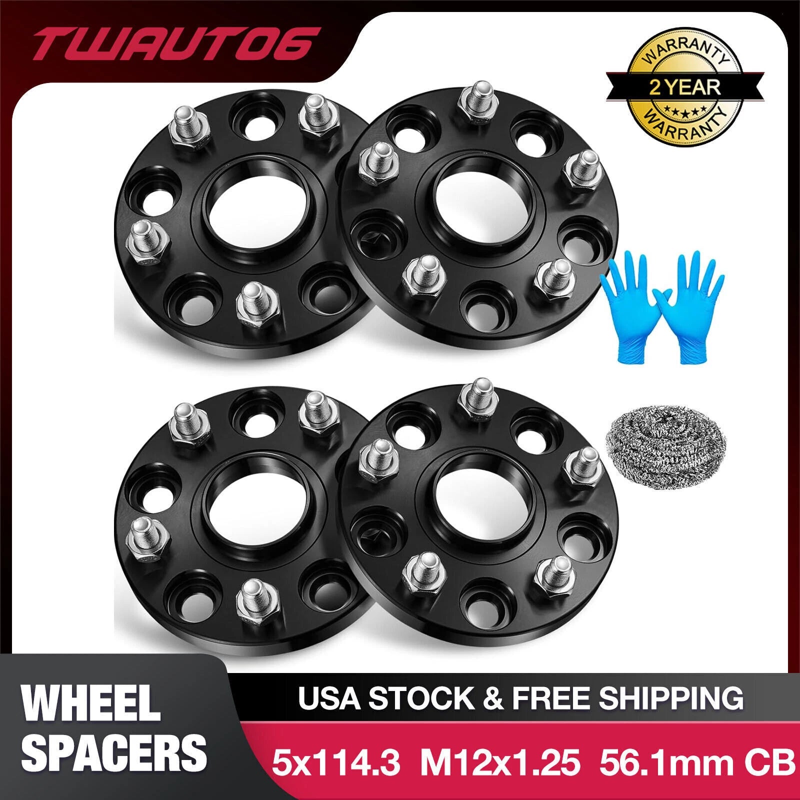 Hubcentric Wheel Spacers 15mm for Subaru Outback (2015–2022)