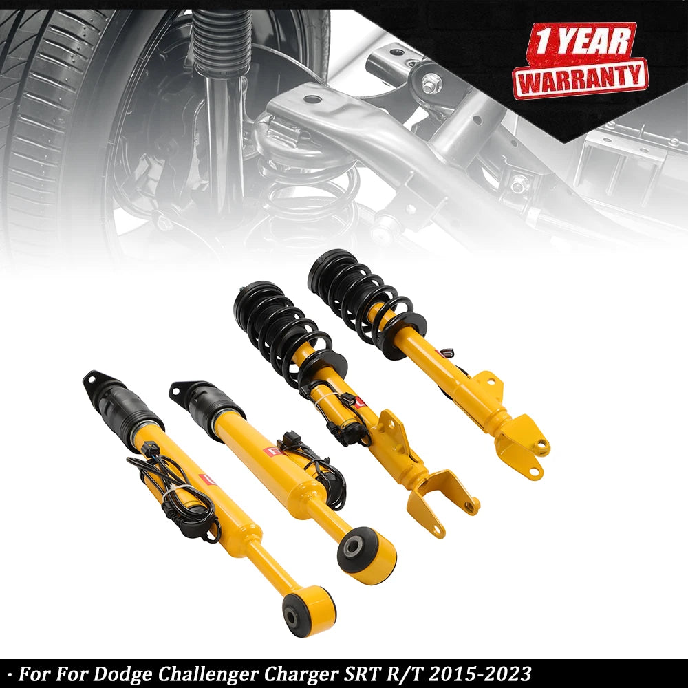 4X Shock Struts for Dodge Challenger Charger SRT R/T (2015â2023)