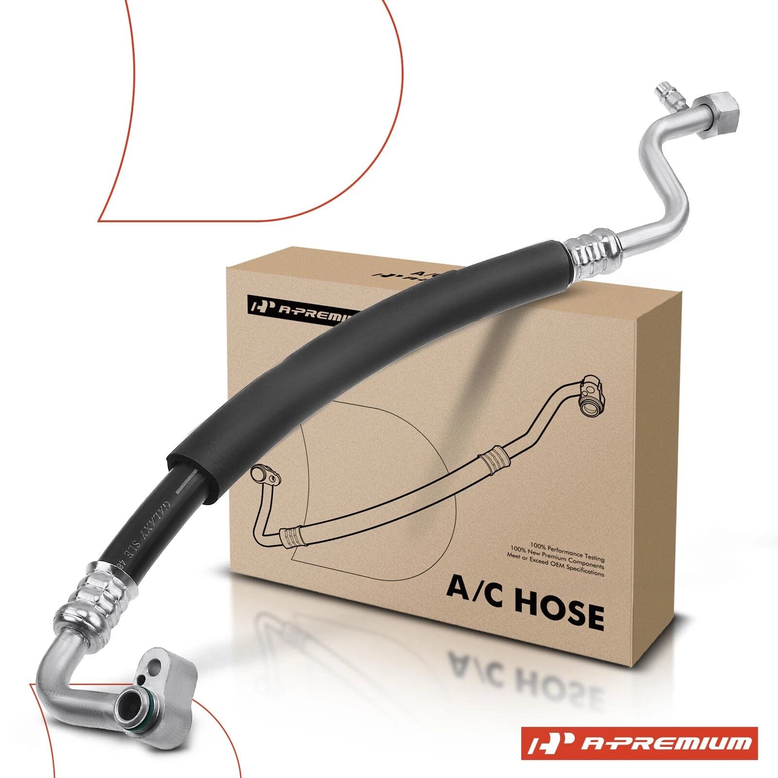 AC Refrigerant Hose Suction Line for Toyota Tacoma (1995-2000)