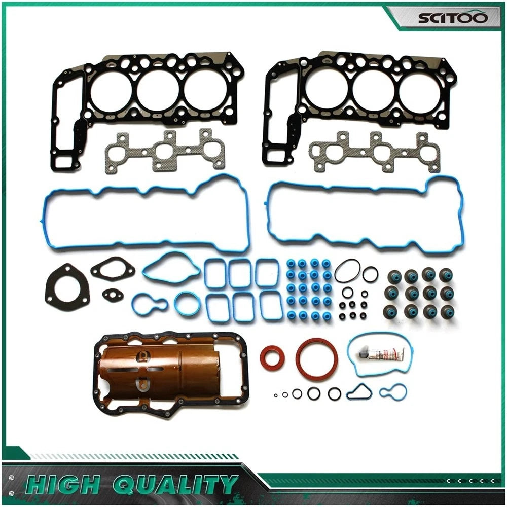 Full Gasket Set for Dodge Durango, Dakota, Ram, Jeep 3.7 SOHC (2005–2012)