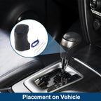 1 Pc Gear Shift Knob Cover for Chevrolet Malibu (2016–2023) Carbon Fiber Blue