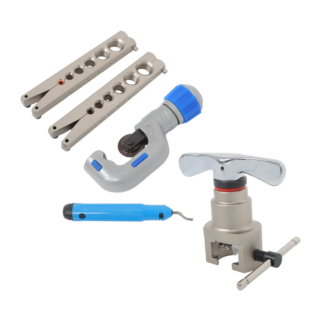 Flaring Tool Kit for 1/4 - 3/4 Tubing (6 Holes, 45°)