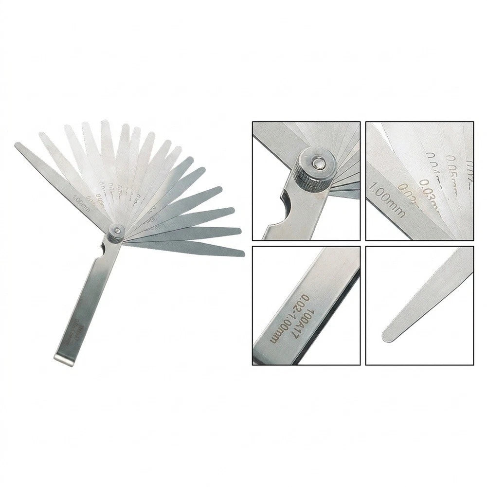 Feeler Gauge Tool for Accurate Mechanical Gap Verification (0.01 to 1mm)