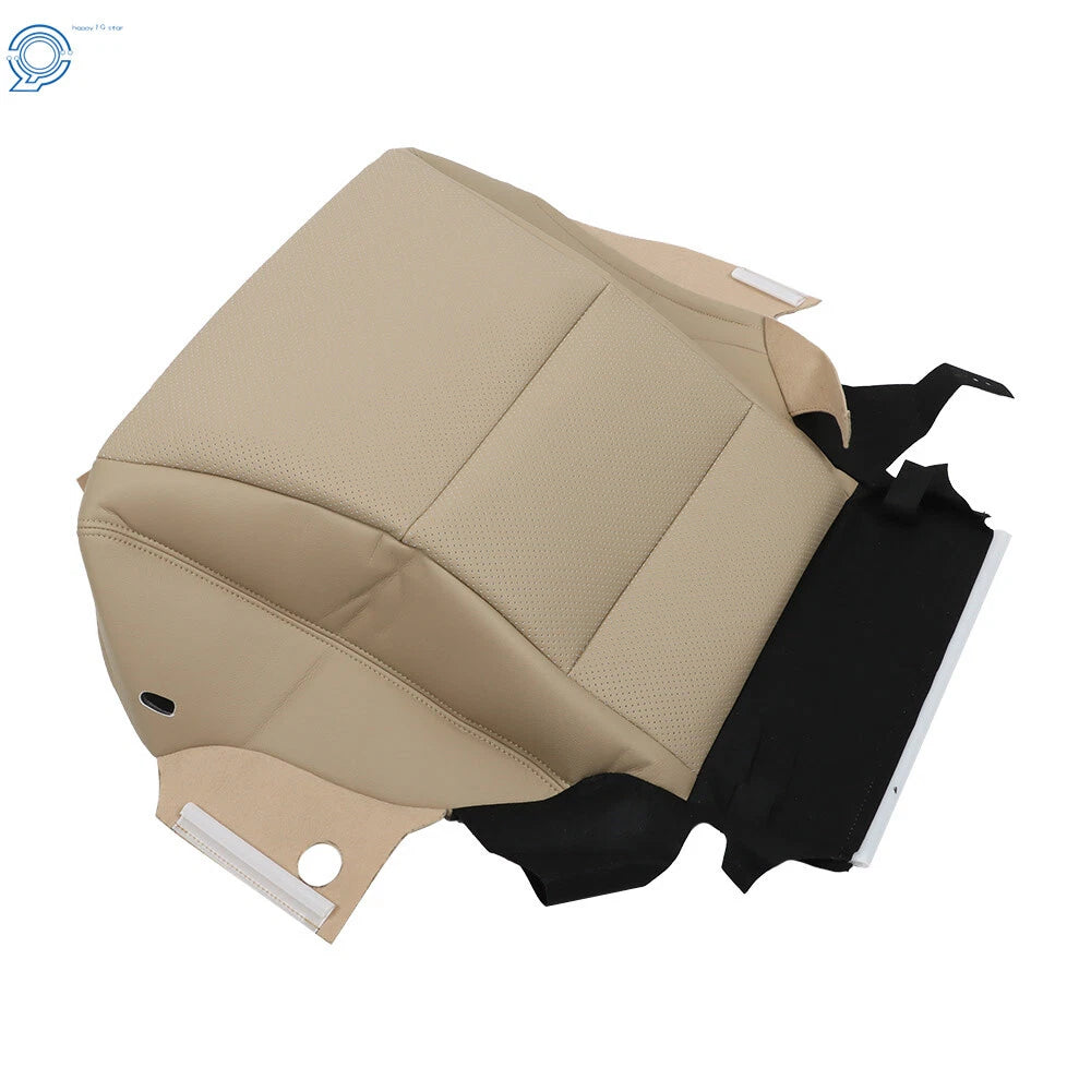 Driver Side Bottom Seat Cover for Honda Accord (2013-2017) Perforated Leather Tan