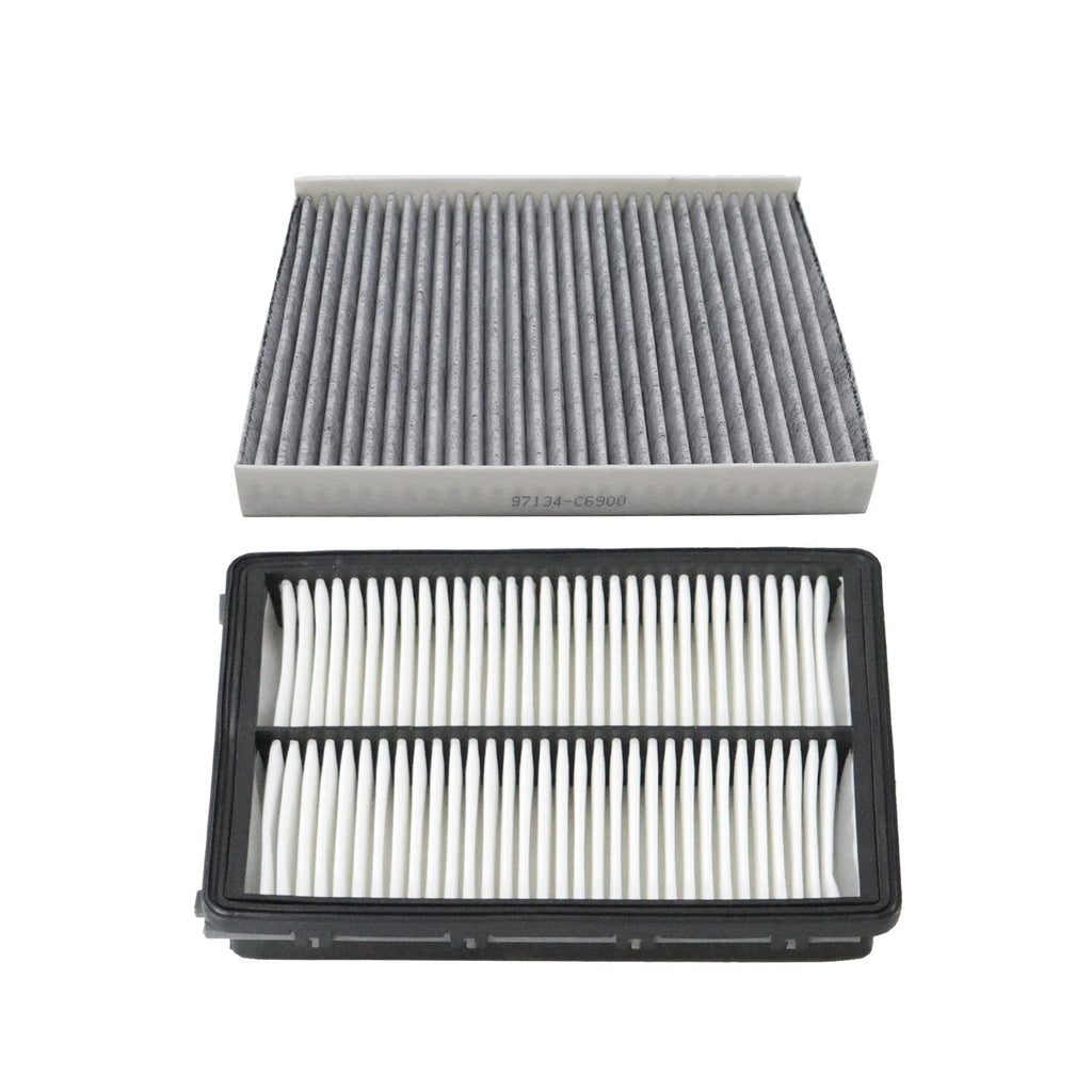 Set of 2 Carbon Cabin & Engine Air Filters for KIA Sorento (2016–2020)