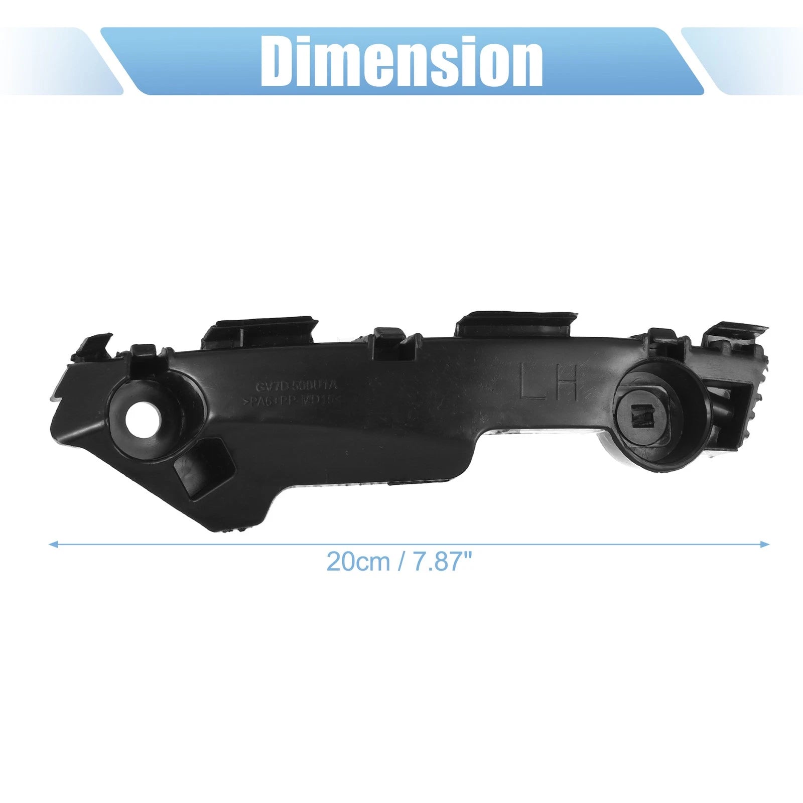 Pair Front Bumper Bracket No.GV7D500T1 for Mazda 6 (2007–2012)
