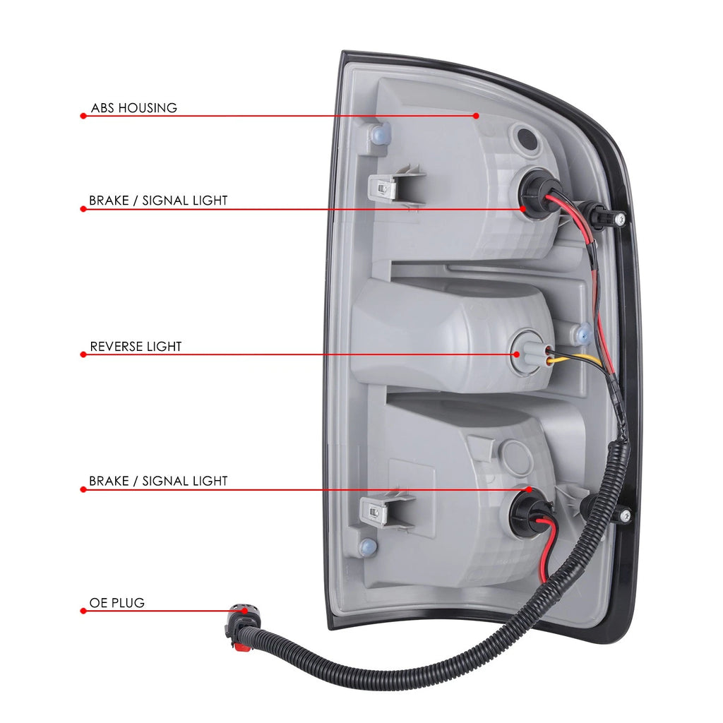 Tail Brake Light for Chevy Colorado (2015–2022) OE Style Red Lens